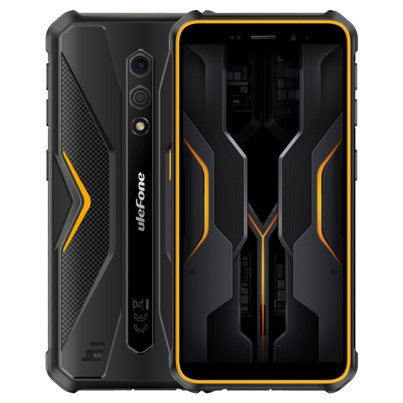 Ulefone 6937748735519 Armor X12 Pro, 13,8 cm (5.45"), 4 GB, 64 GB, 13 MP, Android 13, Negro, Naranja
