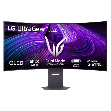 LG 45GX950A-B.AEU 45GX950A-B, 114,3 cm (45"), 5120 x 2160 Pixeles, WUHD, OLED, 0,03 ms, Negro