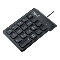 iggual IGG319956 Teclado numérico USB CK-NUM-19T negro, USB, 19, Portátil/PC, 1,2 m, Negro