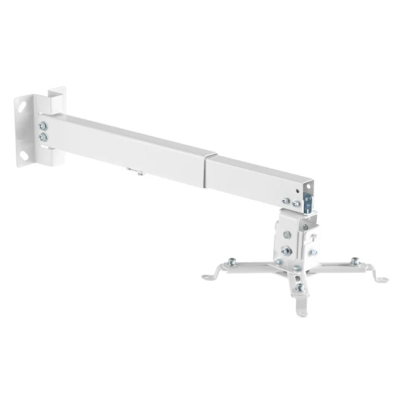 iggual IGG318768 SPTP01 Soporte proyector techo pared blanco, Techo/pared, 20 kg, Blanco, Plancha, Manual, 330 - 650 mm
