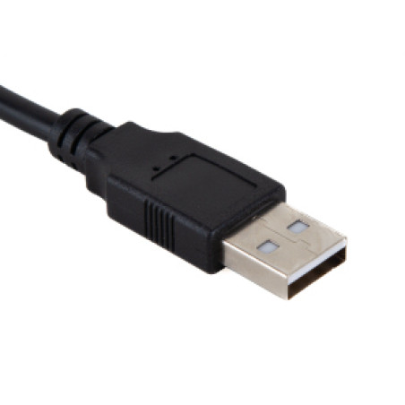 iggual IGG318720 Cable USB 2.0 A(M)-A(M) A-A macho 2 metros, 2 m, USB A, USB A, USB 2.0, 0,48 Gbit/s, Negro