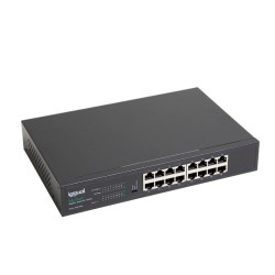 iggual IGG318324 Switch Gigabit 16 puertos 1000Mbps GES16000, No administrado, Gigabit Ethernet (10/100/1000), Montaje en rack