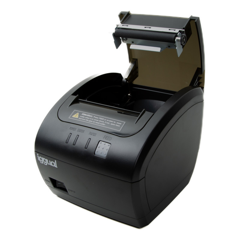 iggual IGG318232 Impresora térmica tickets TP7001 USB+RJ45, Transferencia térmica, Impresora de recibos, 203 x 203 DPI, 576