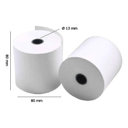iggual IGG317655P1500 Pack 1500 rollos papel térmico sin BPA 80x80mm, 65 g/m², 80 mm, 8 cm, 1,3 cm, 1500 pieza(s) 2