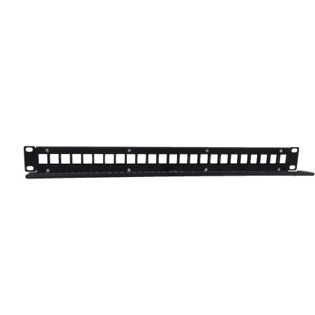 Phasak PA 3424 Panel frontal 19" RJ45 24P UTP Cat.6 Dual Block RJ45 - PA 3424, Montaje en bastidor, 1U, U/UTP (UTP), RJ45 (no