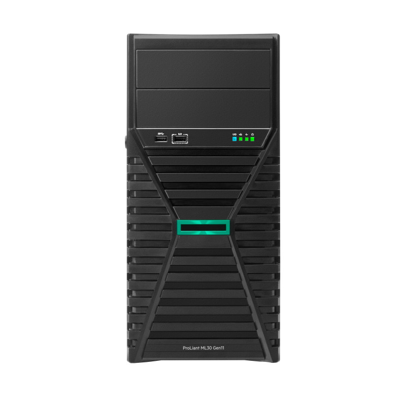 HPE P77232-425 ProLiant ML30 Gen11 E-2434 3.4GHz 4c 1P 32GB-U 4LFF 2x960GB SSD 800W RPS EU Server, 3,4 GHz, E-2434, 32 GB,