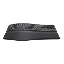 Trust 25704 Keyra Teclado inalámbrico multidispositivo ergonómico, Completo (100%), Inalámbrico, RF Wireless + Bluetooth, 2