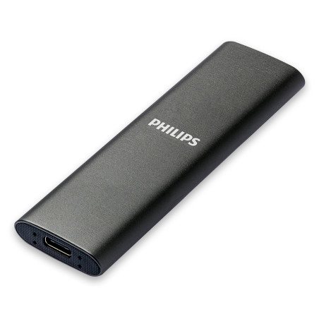 Philips FM02SS030P/00 FM02SS030P/00, 2 TB, USB Tipo C, 3.2 Gen 1 (3.1 Gen 1), 550 MB/s, Gris