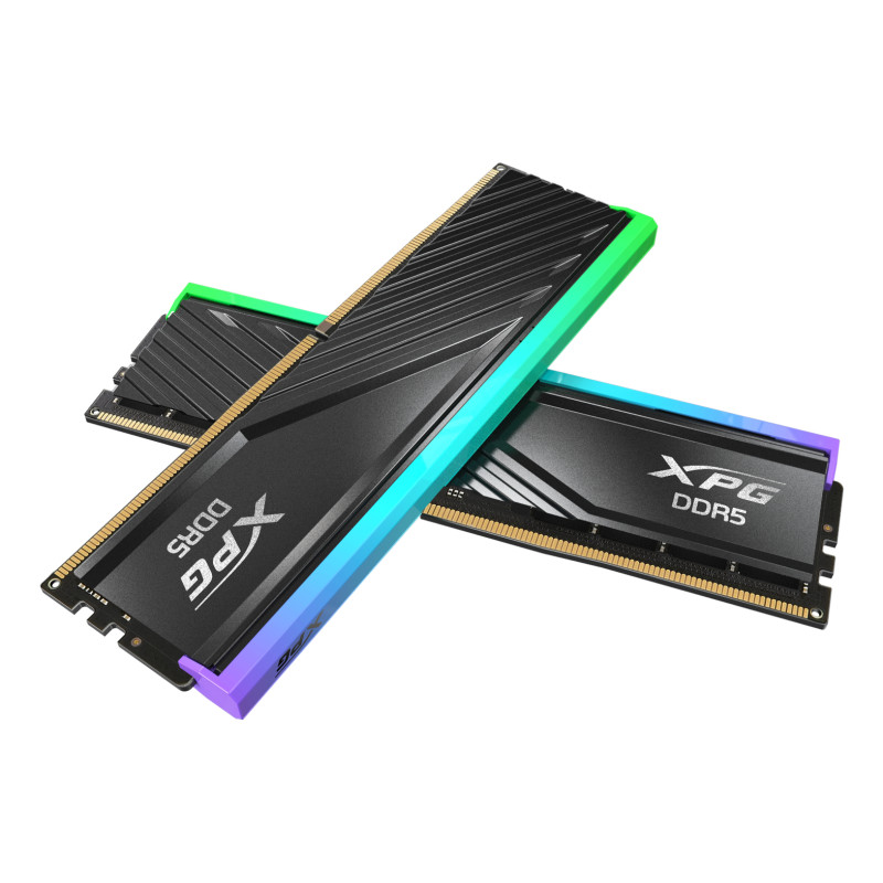 XPG AX5U6000C3616G-DTLABRBK LANCER BLADE RGB , 32 GB, 2 x 16 GB, DDR5, 6000 MHz, 288-pin DIMM, Negro