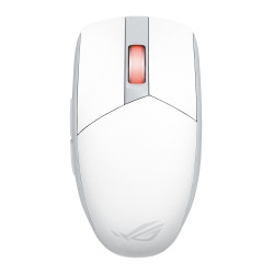 ASUS 90MP03D0-BMUA10 ROG Strix Impact III Wireless, Ambidextro, Óptico, RF Wireless + Bluetooth, 36000 DPI, Blanco