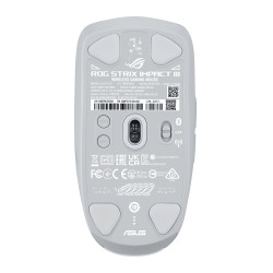ASUS 90MP03D0-BMUA10 ROG Strix Impact III Wireless, Ambidextro, Óptico, RF Wireless + Bluetooth, 36000 DPI, Blanco 2