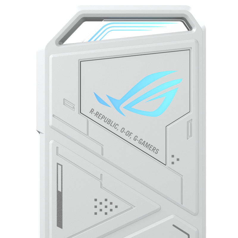ASUS 90DD02H1-B09000 ROG Strix Arion White Edition, Caja externa para unidad de estado sólido (SSD), M.2, M.2, PCI Express, 10