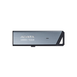 ADATA AELI-UE800-512G-CSG UE800, 512 GB, USB Tipo C, 3.2 Gen 2 (3.1 Gen 2), 1000 MB/s, Deslizar, Plata 2