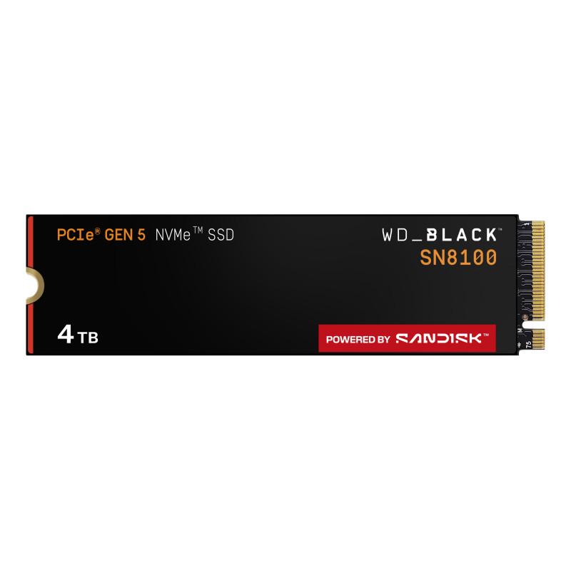 Western Digital WDS400T1X0M-00CMT0 Black WD_BLACK SN8100 NVMe, 4 TB, M.2, 14900 MB/s