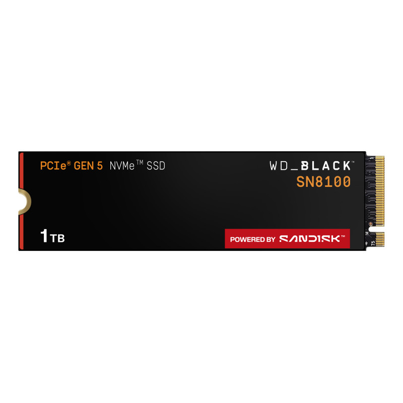 Western Digital WDS100T1X0M-00CMT0 Black WD_BLACK SN8100 NVMe, 1 TB, M.2, 14900 MB/s