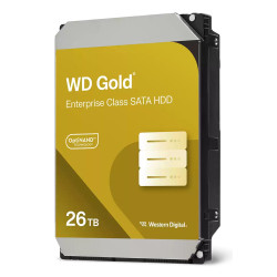 Western Digital WD261KRYZ Gold WD261KRYZ, 26 TB, 7200 RPM, 512 MB, 3.5", Serial ATA III