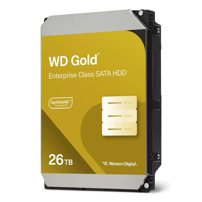 Western Digital WD261KRYZ Gold WD261KRYZ, 26 TB, 7200 RPM, 512 MB, 3.5", Serial ATA III