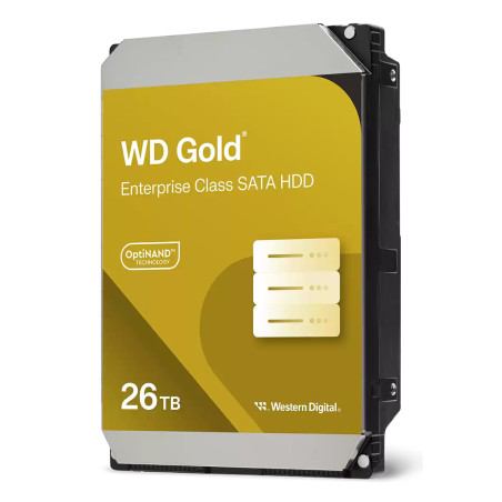 Western Digital WD261KRYZ Gold WD261KRYZ, 26 TB, 7200 RPM, 512 MB, 3.5", Serial ATA III