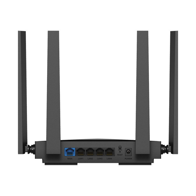 Cudy WR3600H WR3600H, Wi-Fi 7 (802.11be), Doble banda (2,4 GHz / 5 GHz), Ethernet, Negro, Router de sobremesa