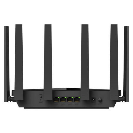 Cudy WR11000 WR11000, Wi-Fi 7 (802.11be), Tribanda (2.4 GHz / 5 GHz / 6 GHz), Ethernet, Negro, Router de sobremesa