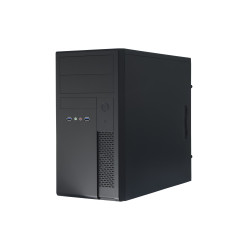 Chieftec XT-01B-350GPB XT-01B-350GPB, Mini Tower, PC, Negro, micro ATX, SECC, 14 cm