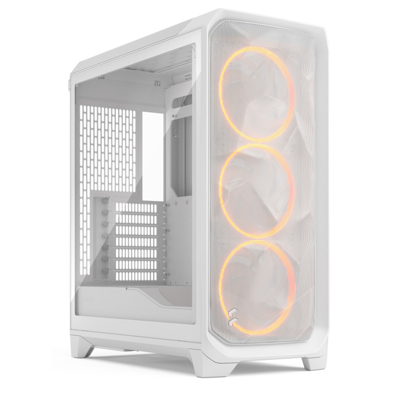 Fractal Design FD-C-MES3A-07 Meshify 3, PC, Blanco, ATX, EATX, micro ATX, Mini-ITX, Acero, Vidrio templado, Juego, Multi
