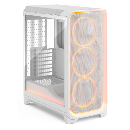 Fractal Design FD-C-MES3A-05 Meshify 3, PC, Blanco, ATX, EATX, micro ATX, Mini-ITX, Acero, Vidrio templado, Juego, Multi