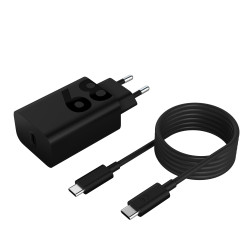 Lenovo ZG38C05739 68W USB-C Wall Charger, Interior, Corriente alterna, Negro