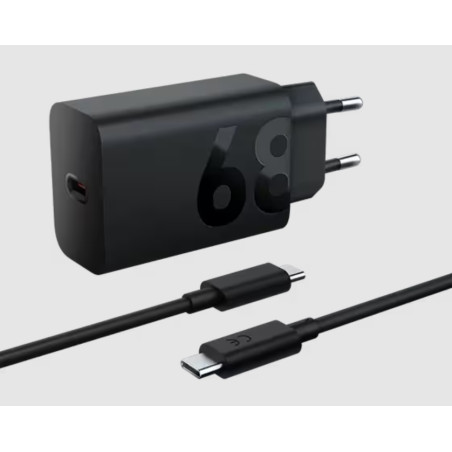 Lenovo ZG38C05739 68W USB-C Wall Charger, Interior, Corriente alterna, Negro