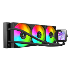 Mars Gaming MLVISION360 MLVISION360, Sistema de refrigeración líquida todo en uno, 12 cm, 800 RPM, 2300 RPM, Negro
