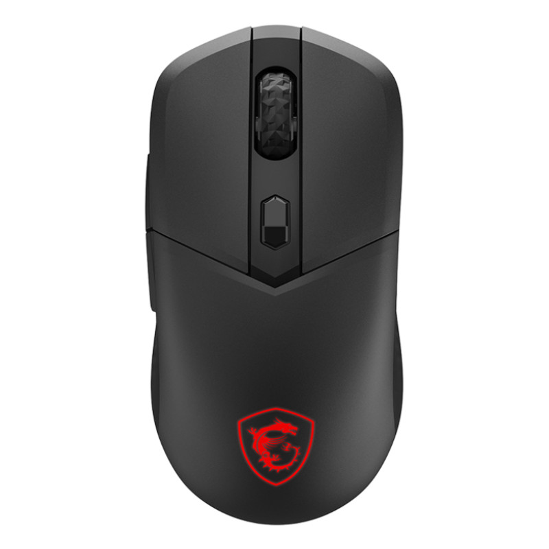 MSI VERSA 300 W VERSA 300, mano derecha, Óptico, RF Wireless + Bluetooth + USB Type-C, 8000 DPI, 1 ms, Negro