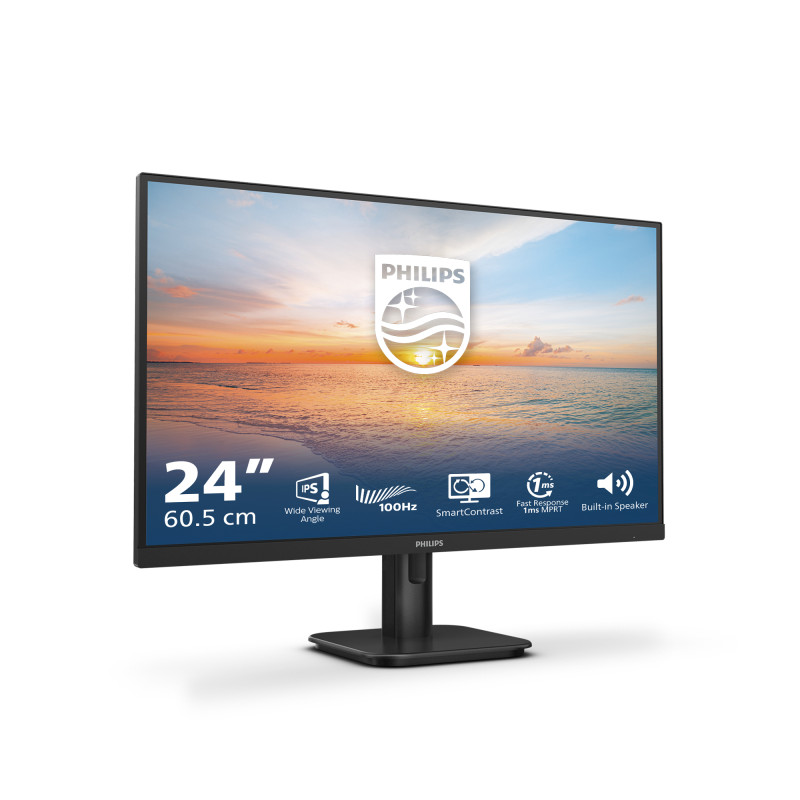 Philips 24E1N1200A/00 1000 series 24E1N1200A/00, 60,5 cm (23.8"), 1920 x 1080 Pixeles, Full HD, LCD, 4 ms, Negro
