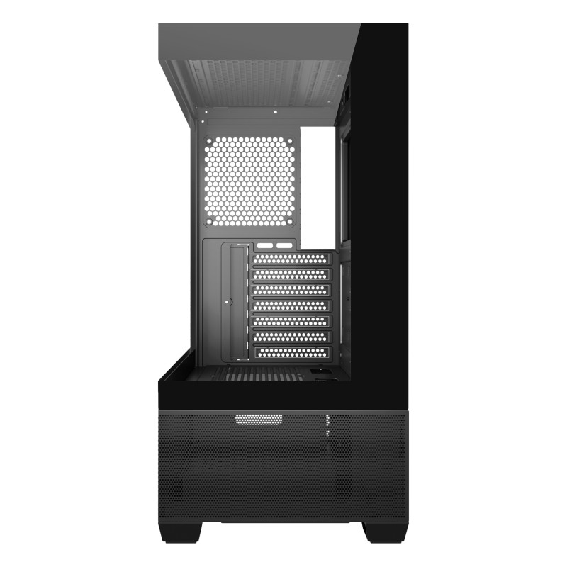 UNYKAch UK121801 Caja ATX Revelat Black, Midi Tower, PC, Negro, ATX, ITX, micro ATX, Acrilonitrilo butadieno estireno (ABS),