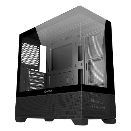 UNYKAch UK121801 Caja ATX Revelat Black, Midi Tower, PC, Negro, ATX, ITX, micro ATX, Acrilonitrilo butadieno estireno (ABS),