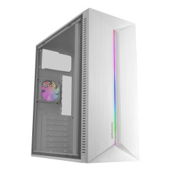 Mars Gaming MCBLAZEW MC-Blaze, Midi Tower, PC, Blanco, ATX, micro ATX, Mini-ITX, Hogar / Oficina, Multi