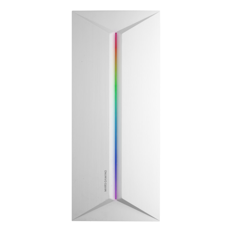 Mars Gaming MCBLAZEW MC-Blaze, Midi Tower, PC, Blanco, ATX, micro ATX, Mini-ITX, Hogar / Oficina, Multi