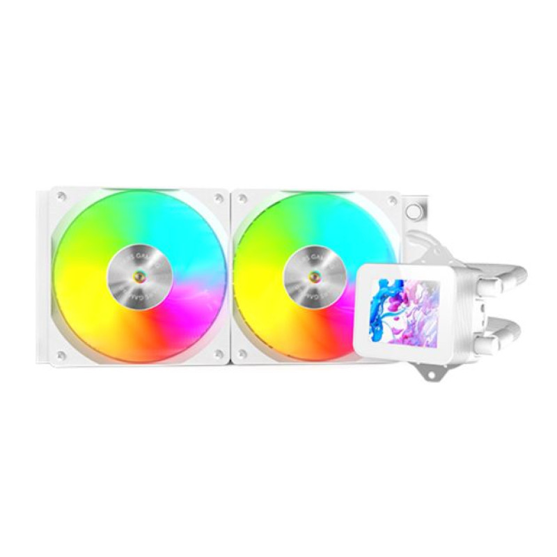Mars Gaming MLVISION240W MLVISION240W, Sistema de refrigeración líquida todo en uno, 12 cm, 800 RPM, 2300 RPM, 27,2 sonio,