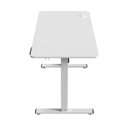 Mars Gaming MGDERGOPROW MGD-ERGOPRO, Mesa Ajuste Altura Eléctrico 73-118cm, Superficie Ergonómica Fibra Carbono, Estructura