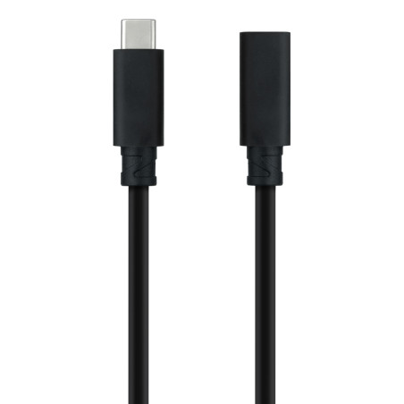 Nanocable 10.01.4502 10.01.4502, 2 m, USB C, USB C, USB 3.2 Gen 2x2, 20 Gbit/s, Negro