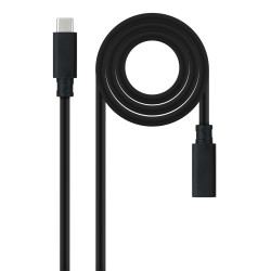 Nanocable 10.01.4501-L150 10.01.4501-L150, 1,5 m, USB C, USB C, USB 3.2 Gen 2x2, 20 Gbit/s, Negro