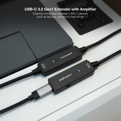 Nanocable 10.01.1312 10.01.1312, 10 m, USB C, USB C, USB 3.2 Gen 1 (3.1 Gen 1), 5 Gbit/s, Negro 2
