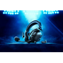 Razer RZ04-04530500-R3G1 BlackShark V2 Pro for PlayStation, Inalámbrico, Juego, 12 - 28000 Hz, 380 g, Auriculares, Negro