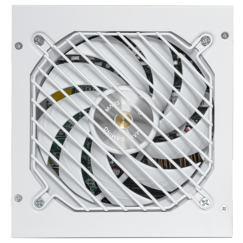 Mars Gaming MPB850SIMW MPB850SIMW, 850 W, 200 - 240 V, 47 - 63 Hz, 8 A, Activo, 120 W