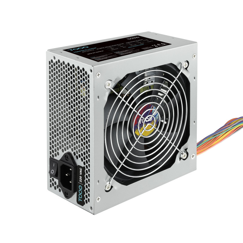 TooQ TQAPOLO-550SP TQAPOLO-550SP, 550 W, Activo, 78%, Sobreintensidad, Sobretensión, Sobrevoltaje, Sobrecalentamiento,