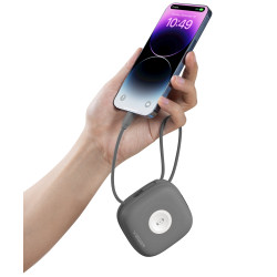 VEGER VG-W1185 W1185, 10000 mAh, Quick Charge 3.0, Power Delivery 3.0, Cargador inalámbrico, Gris