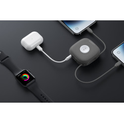 VEGER VG-W1185 W1185, 10000 mAh, Quick Charge 3.0, Power Delivery 3.0, Cargador inalámbrico, Gris 2