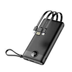 VEGER VG-W1116 VG-W1116, 10000 mAh, Polímero de litio, 3,7 V, 12 W, Negro