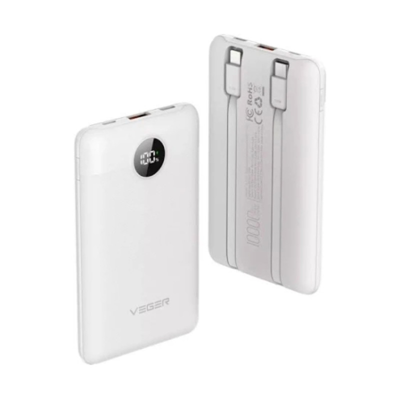 VEGER VG-W1170-W VG-W1170-W, 10000 mAh, Blanco