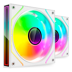 Mars Gaming MF3DPROX2W MF3DPROX2W, Ventilador, 12 cm, Blanco