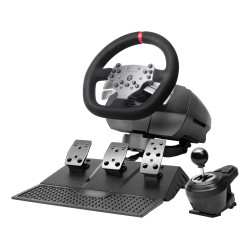 Mars Gaming MWHRSX MWHRSX, Volante + Pedales, Android, PC, PlayStation 4, Xbox Series S, Xbox Series X, iOS,